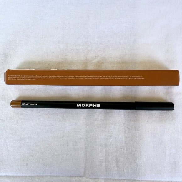 Morphe Honeymoon Color Lip Eye Pencil Warm Caramel Brown Creamy Long Lasting - Picture 9 of 9